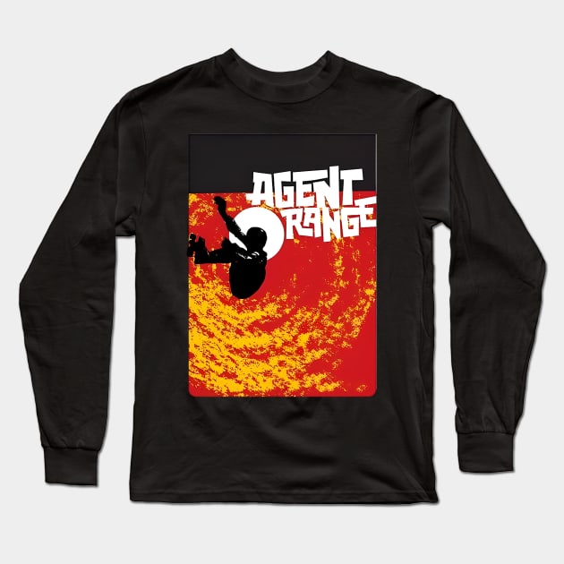 Agent Punk Orange Merch Long Sleeve T-Shirt by The Italian Wine Podcasts